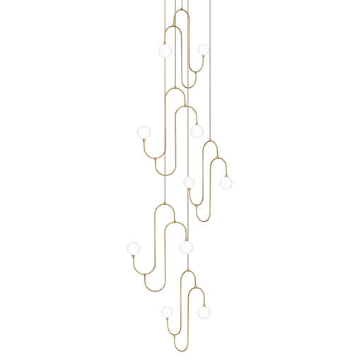 Marc Wood Jack And Jill Pendant Cluster Light