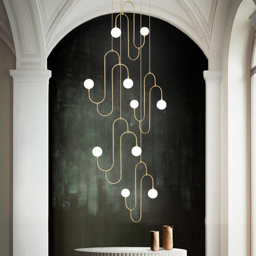 Marc Wood Jack And Jill Pendant Cluster Light