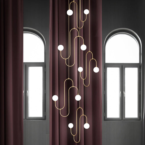 Marc Wood Jack And Jill Pendant Cluster Light