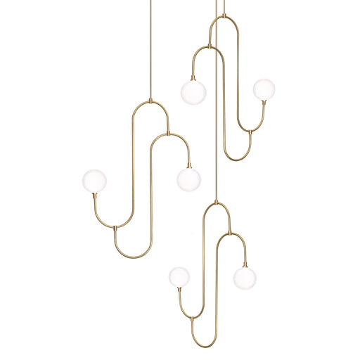 Marc Wood Jack And Jill Pendant Cluster Light