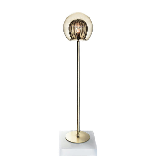 Marc Wood Pleated Crystal Floor Lamp