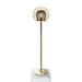 Marc Wood Pleated Crystal Floor Lamp