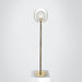Marc Wood Pleated Crystal Floor Lamp