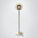 Marc Wood Pleated Crystal Floor Lamp