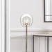 Marc Wood Pleated Crystal Floor Lamp