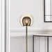 Marc Wood Pleated Crystal Floor Lamp