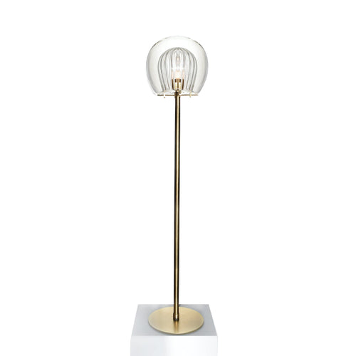 Marc Wood Pleated Crystal Floor Lamp