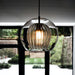 Marc Wood Pleated Crystal Pendant Light Clear