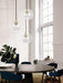Marc Wood Pleated Crystal Pendant Light Cluster 3