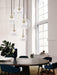 Marc Wood Pleated Crystal Pendant Light Cluster 5