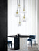 Marc Wood Pleated Crystal Pendant Light Cluster 5