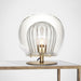 Marc Wood Pleated Crystal Table Lamp