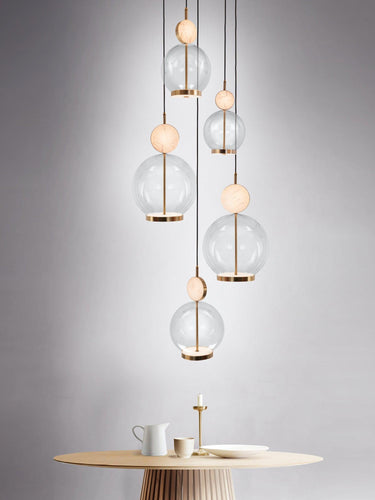 Marc Wood Rosa Pendant Light Cluster 5