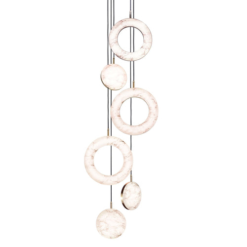 Marc Wood Rosa Ring Pendant Cluster Light