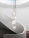 Marc Wood Shell Pendant Cluster Light