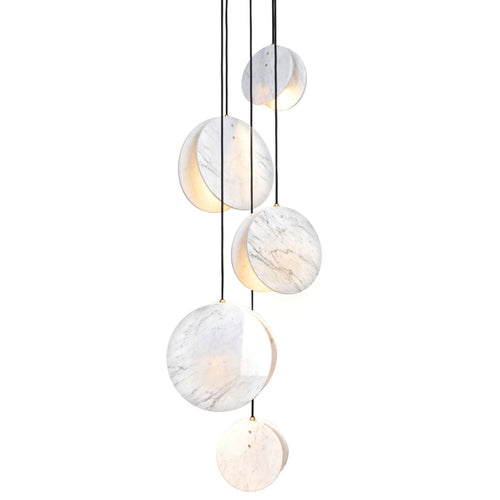 Marc Wood Shell Pendant Cluster Light