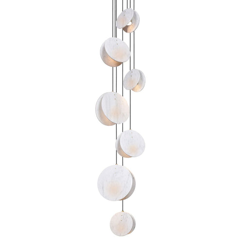 Marc Wood Shell Pendant Cluster Light