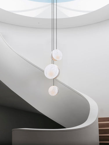 Marc Wood Shell Pendant Cluster Light