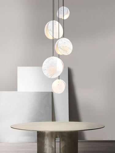Marc Wood Shell Pendant Cluster Light