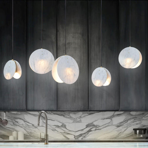 Marc Wood Shell Pendant Light