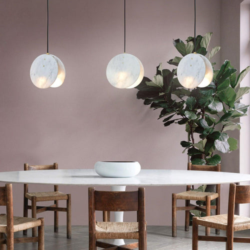 Marc Wood Shell Pendant Light