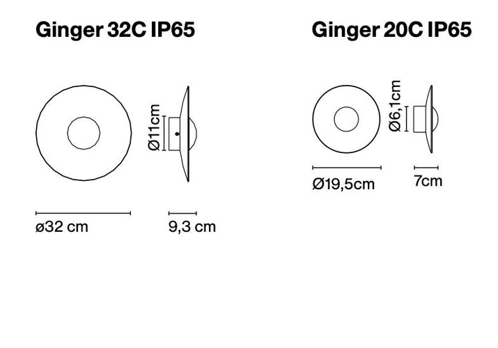 Marset Ginger Outdoor Wall Light