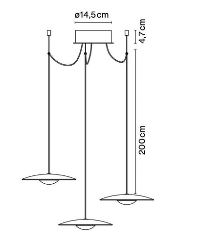Marset Ginger Pendant Light Cluster