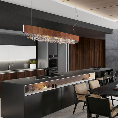 Masiero Olà Oval Suspension Light