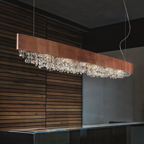 Masiero Olà Oval Suspension Light