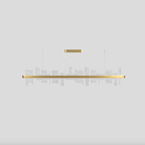 Masiero Ribbon Linear Suspension Light