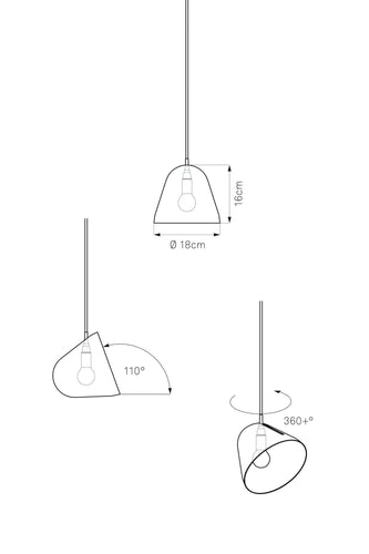Nyta Tilt S Pendant Light