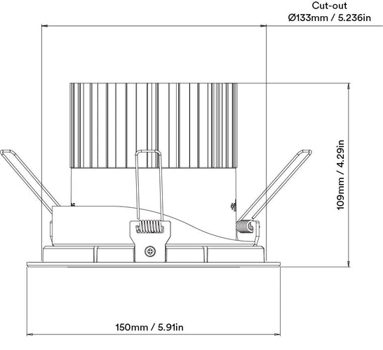 Orluna Arello Adjustable Downlight