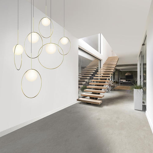 Pablo Designs Bola Halo Pendant Light