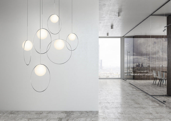 Pablo Designs Bola Halo Pendant Light