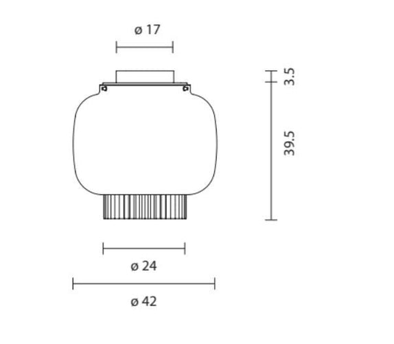 Parachilna Manila Ceiling Light