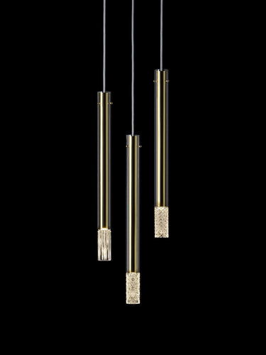 Preciosa Flare Pendant Light Cluster of 3