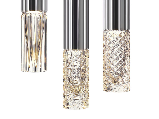 Preciosa Flare Pendant Light Cluster of 5