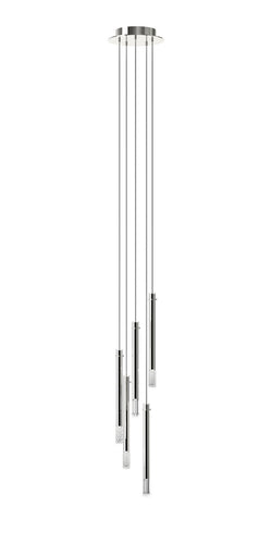 Preciosa Flare Pendant Light Cluster of 5
