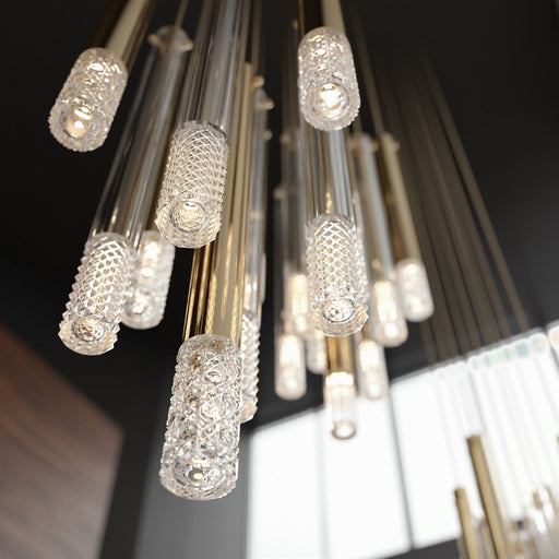 Preciosa Flare Pendant Light Cluster of 7