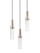 Preciosa Geometric Pendant Light Cluster of 3