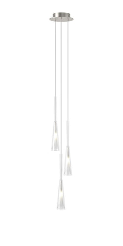 Preciosa Glory Pendant Light Cluster of 3