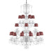 Preciosa Rudolf Chandelier (Contemporary Colours)