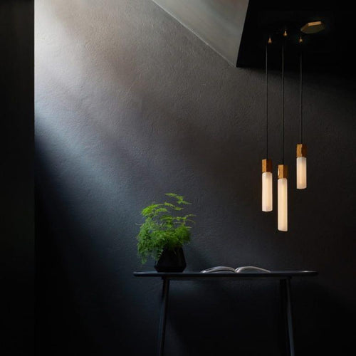 Tala Basalt Triple Pendant Light
