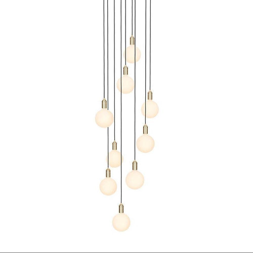 Tala Brass Nine Pendant with Sphere IV