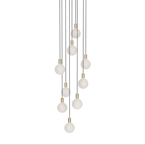 Tala Brass Nine Pendant with Sphere IV