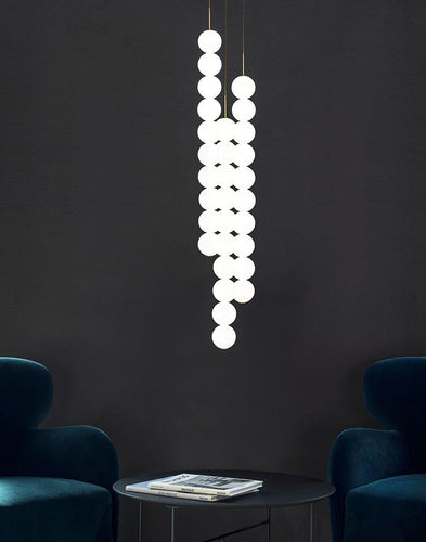 Terzani Abacus Triple Strand Pendant Light