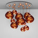 Tom Dixon Melt LED Copper Mega Pendant System