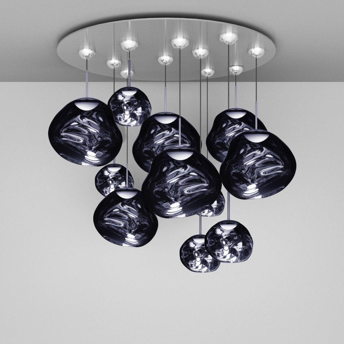 【Tom dixon】 Melt Pendant 30 Classic スモーク Tom Dixon Melt LED Smoke Mega Pendant System