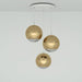 Tom Dixon Mirror Ball 40cm Round Pendant Light System Gold