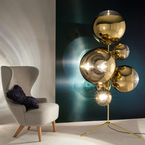 Tom Dixon Mirror Ball Stand Chandelier